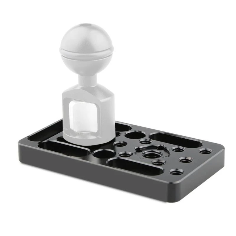 

DXAB Universal Cheese Plate Switching Plate with 1/4in-20 & 3/8in-16 Thread Mount Camera Mounting Cheese Plate for Railblocks
