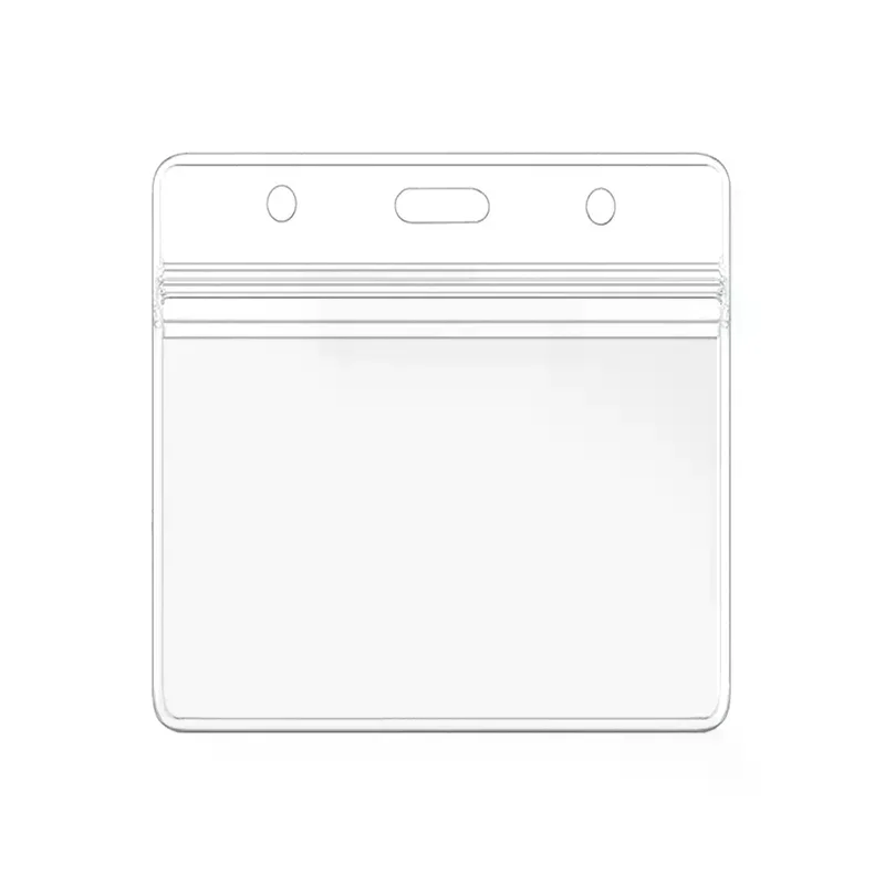 10PCs Transparent ID Card Holder Waterproof ID Card Holder Badge Sealed Document Protection School Supplies Nurse Accessories