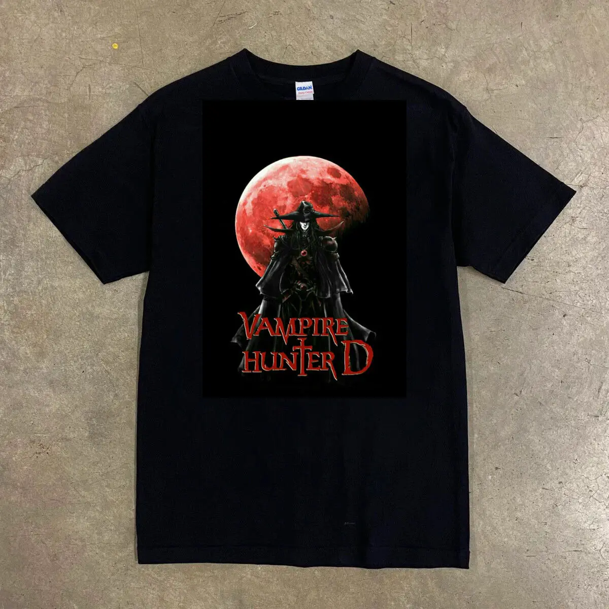 Camiseta de Halloween de película de Anime de Vampire Hunter D Bloodlust, 2000