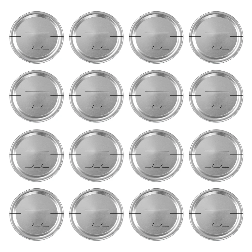 

30pcs Tinplate Lid Discs Mason Jar Covers Wide Mouth Jars Canning Sealing Tool Fresh Food Storage Durable Caps Smooth Surface