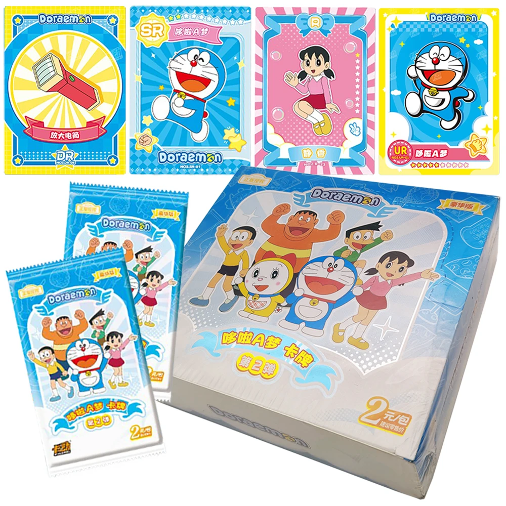 オリジナルドラえもん絶品コレクションカード-男の子と女の子が大好きな家族向け日常面白いアニメーション絶品漫画キャラクターカード