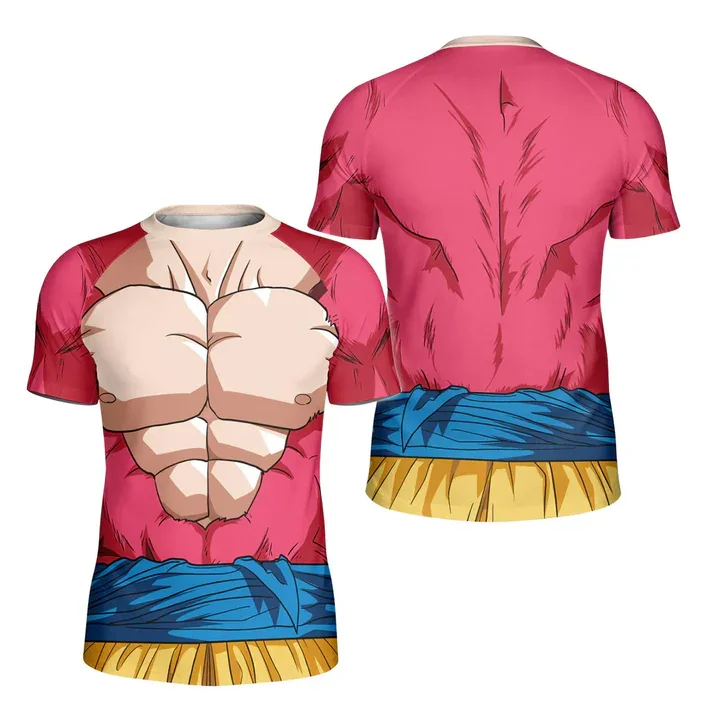 Hot Selling Fashion New Products Hot Selling Dragon Ball Sharu Boys and Girls Short Sleeved T-shirt Casual 3D Printed T-shirt