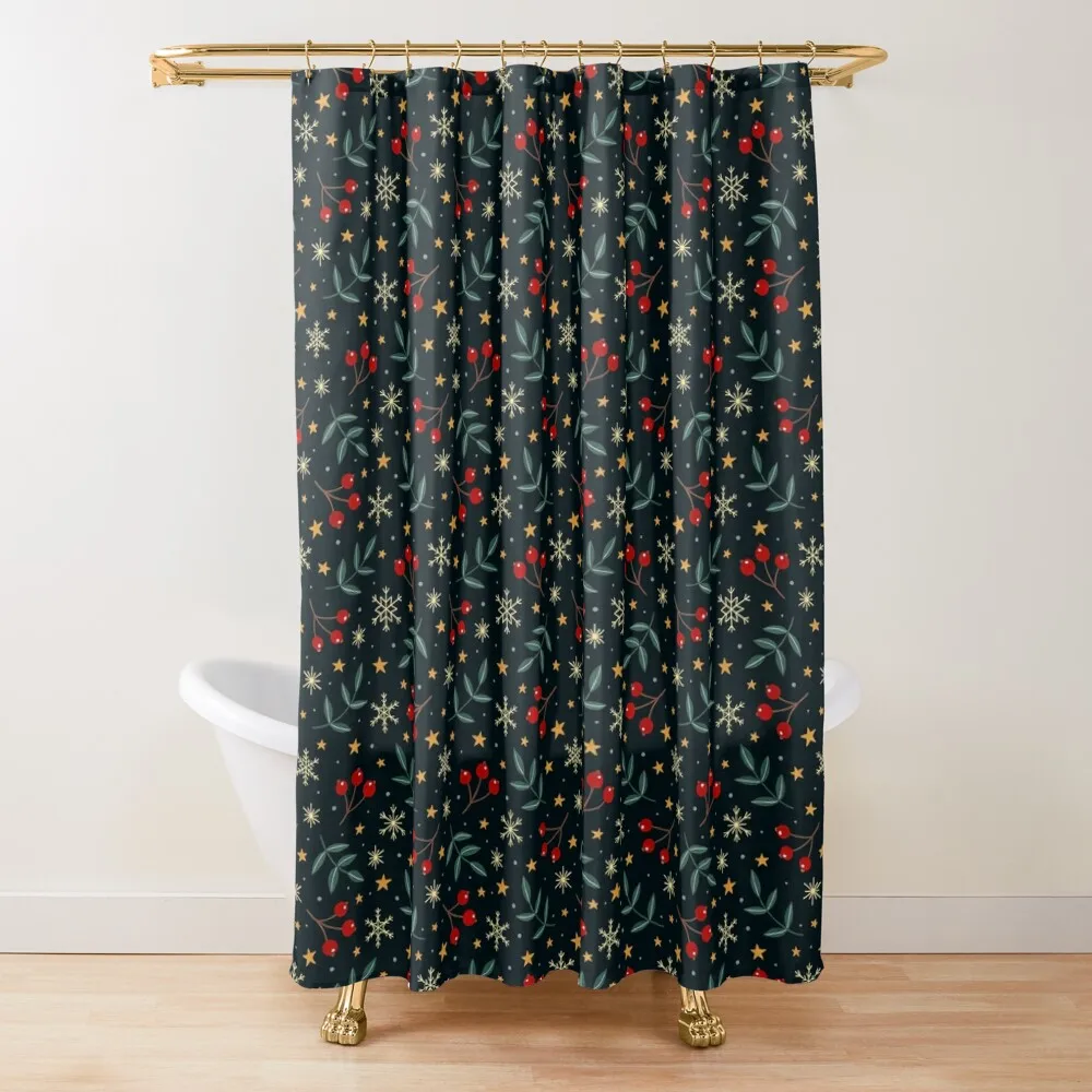 

Winter magic Shower Curtain Bathroom Shower Set Shower For Bathroom Curtain