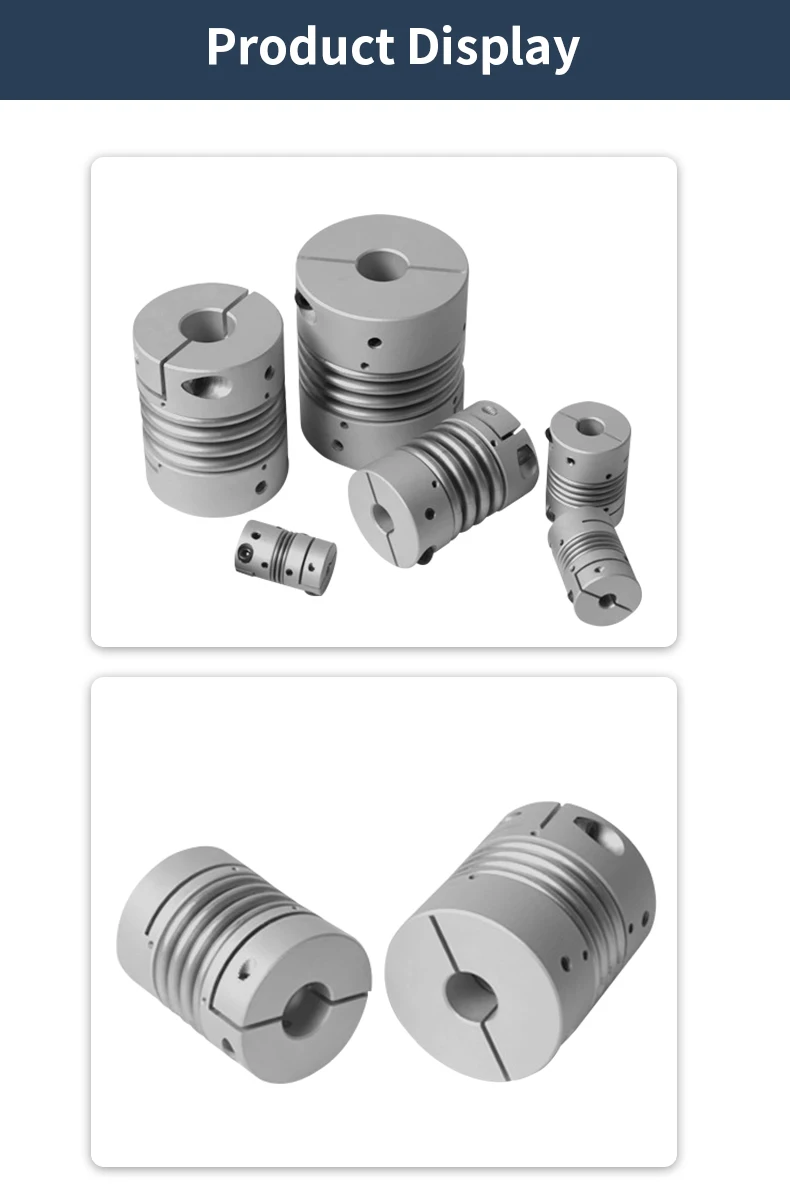 Faltenbalg Kupplung Schritt Servomotor Schraube Aluminium Legierung Clamp Frühling Elastische Hohe Drehmoment Koppler CPBC-40x55 CNC Teile – Detail 6