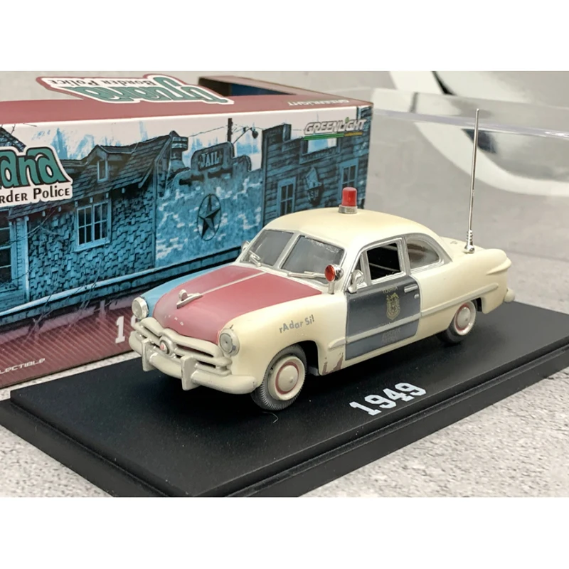 Greenlight Diecast 1:43 Scale 1949 Police Alloy Car Model Finished Simulation Collection  Decoration Gift Toys Static Display