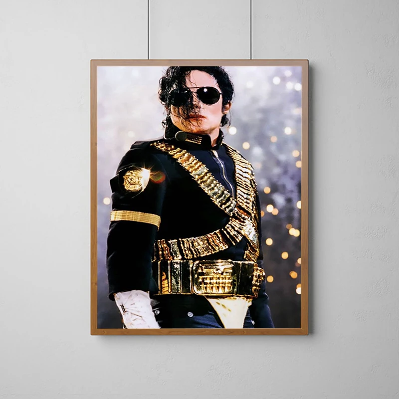 80s Pop Singer Michael Jackson Plakaty do dekoracji ścian Malarstwo na płótnie Dekoracja sypialni Obrazy do wnętrz Sztuka pokoju