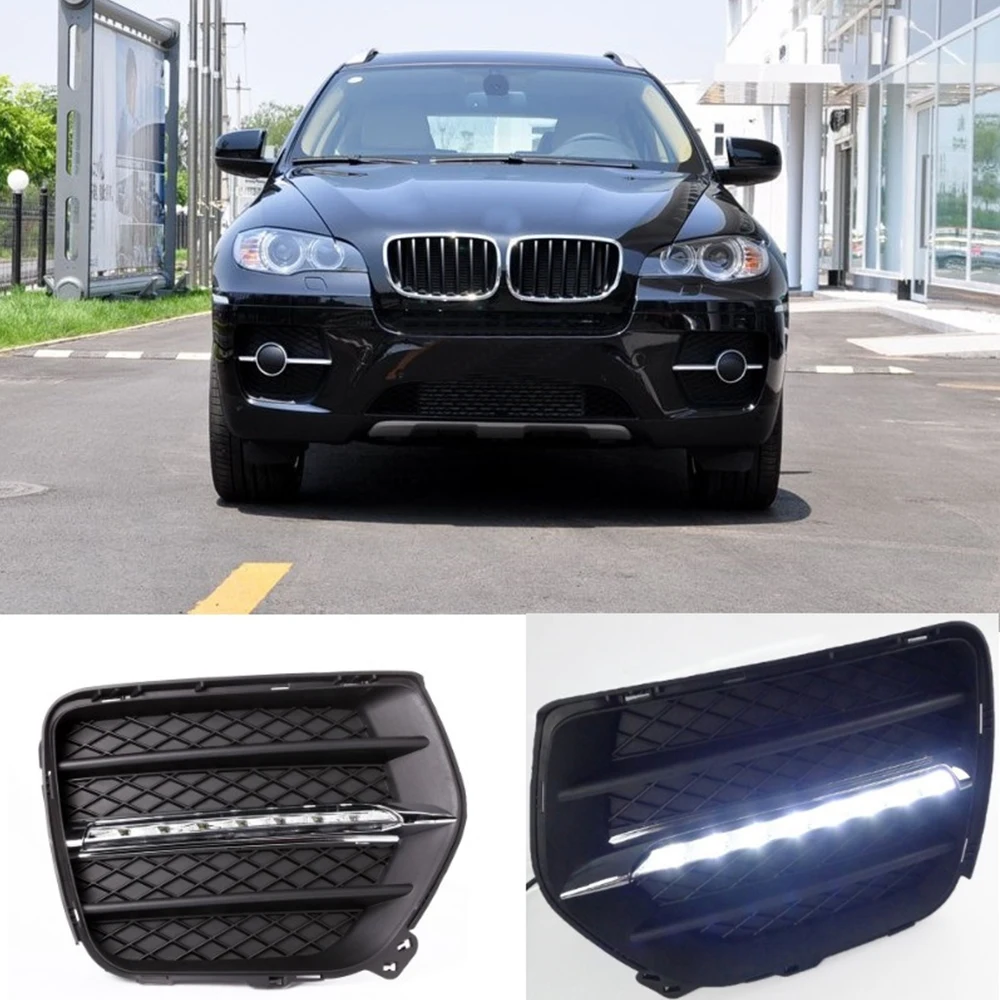 

Car LED Daytime Running Light For BMW X6 2009 2010 2011 2012 2013 Bar Lamp A Pair