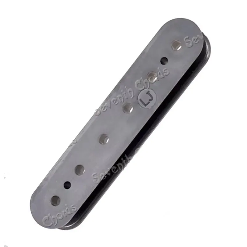 4 Stücke Kunststoff Humbucker Schraube Spule für E-gitarre Doppelspule Pickup String Abstand 50 MM Schwarz Zubehör – Detail 1