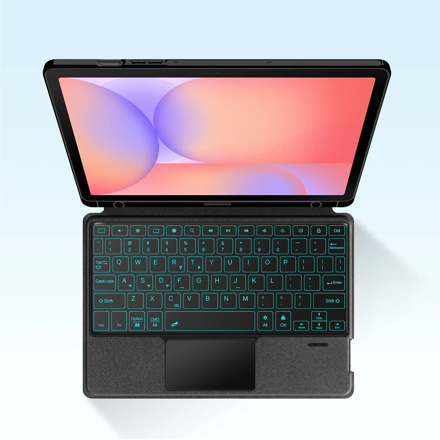 Custodia con tastiera magica staccabile per Samsung Galaxy Tab S10 Lite 10.9 SM-X400 X406B Tab S10 FE/S9FE S8 S7 con copertura portapenne