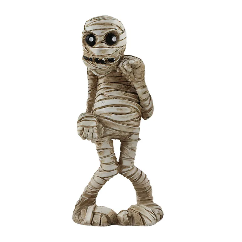 

New Mummy Halloween Ornaments Ghoul Horror Creative Atmosphere Ghost Festival Resin Interior Decorations