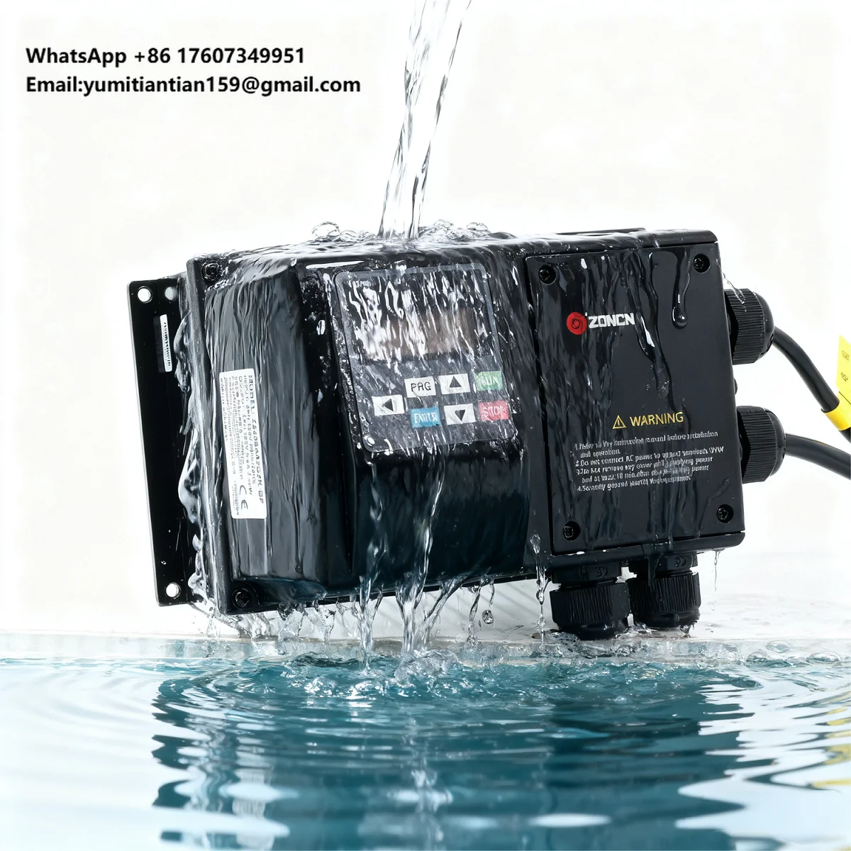

IP65 Waterproof Underwater Work 0.75kw-160kw Variable Frequency Drive 220v 380v 1/3 Phase Inverter Frequency Converter VFD