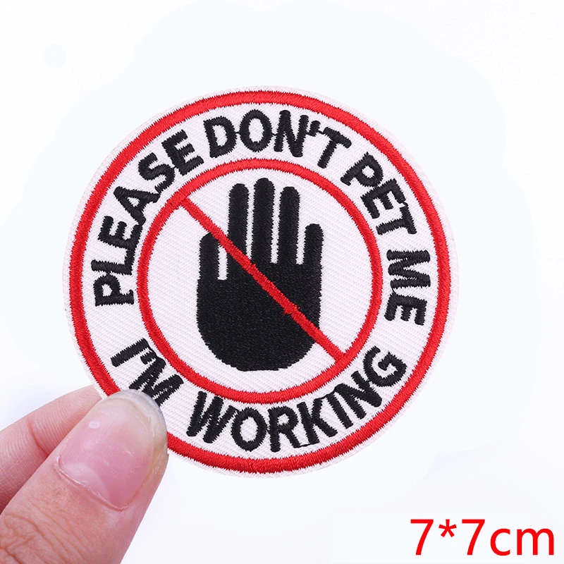 Hats Jackets Personalized Letter Slogan Embroidered Iron On Patches DIY Letter Patches For Clothing thermoadhesive Patches Badge view 4