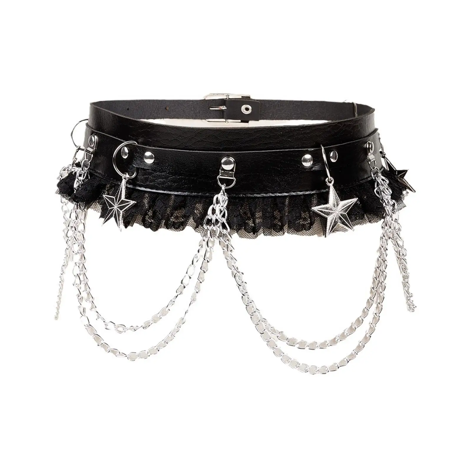 Cinturón de cadena para la cintura, regalos de joyería, cinturón para el cuerpo para mujer con dijes de estrellas, joyería para el cuerpo para fiesta