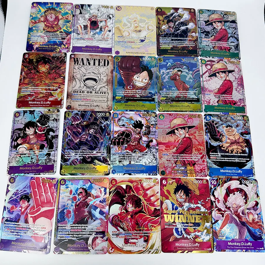 One Piece TCG Luffy Gear 4 Gear 5 Nika Alternate Art Proxy Cards character SEC/P/SR/UC Egghead Comic Parallel Foil Collectible