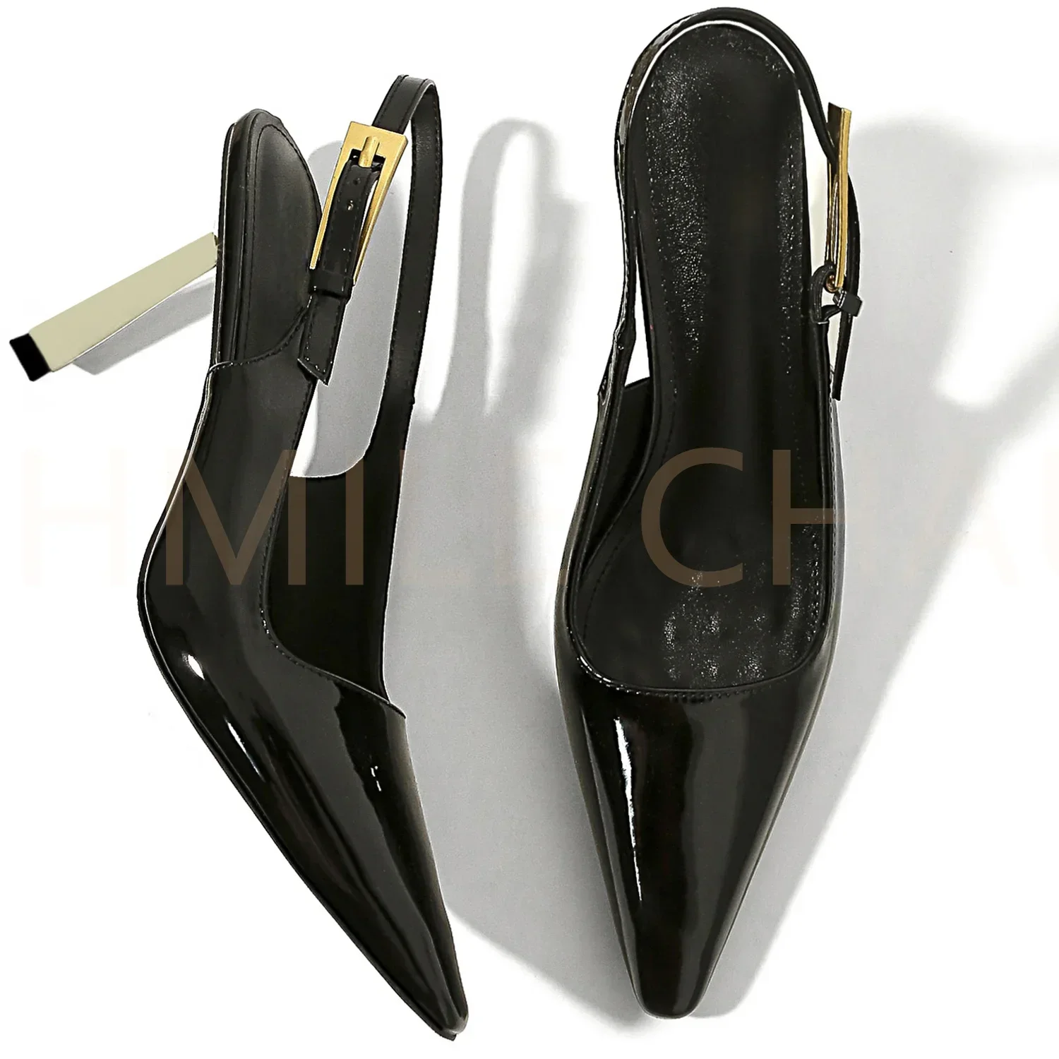 

【Measure your feet length before order】New Strange Heeled Sandals Buckle Stilettos High Heels Woman Fashion Sexy Shoes 10-CHC-33