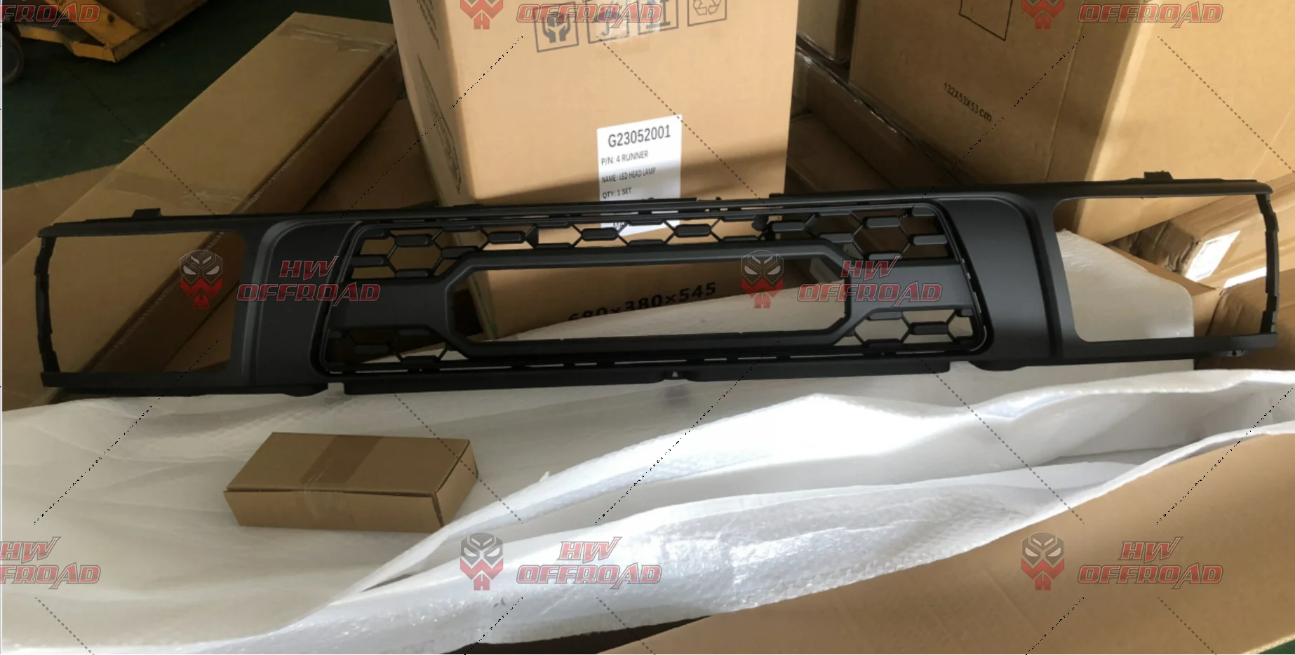 شواية السباق الأمامية مع أضواء لسيارة Toyota 4Runner 1992 1993 1994 1995 تعديل الشوايات شاحنة بيك اب شبكة المبرد