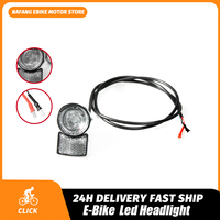 E-bike 6V LED Front Light Headlight for Bafang Mid Drive Motor Kit BBS01B BBS02B BBSHD