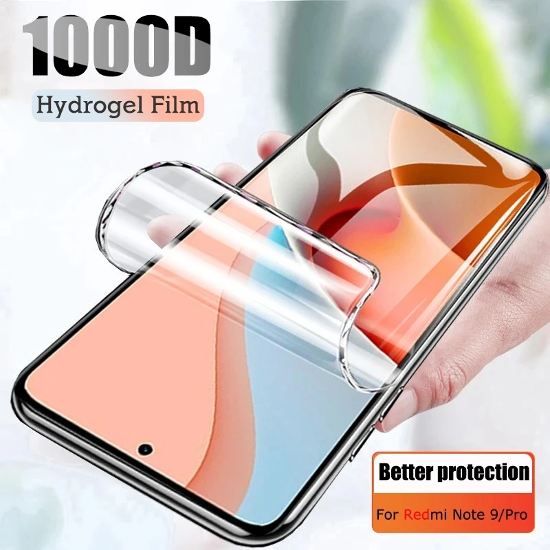 Hydrogel Film For Xiaomi Redmi Note 10 11 9 8 7 Pro 9A 9C  8A 7A Film Protective Film For Redmi Note 10 9 10S 8 7 8T