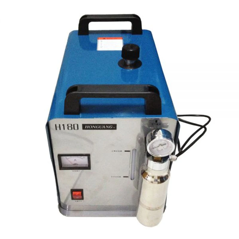 H180 300W Portable Oxygen Hydrogen Flame Generator Acrylic Polishing Machine 95L 2 Gas Torches Free