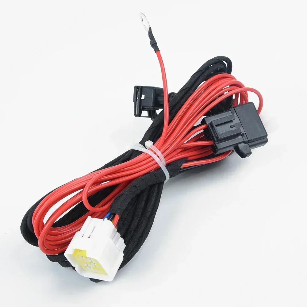 

Split Machine Cable Adapter Diesel Air Heater Wiring Loom Power Supply For Car Truck Lorries Vans Black 5.5M 1pc
