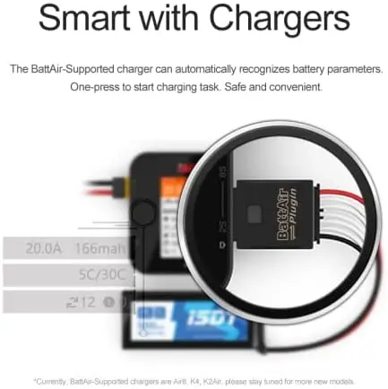 ISDT BattAir Plugin Battery Management System Lipo Battery Smart Controller APP Bluetooth Control 2s 3-4s 5-6s 5PCS