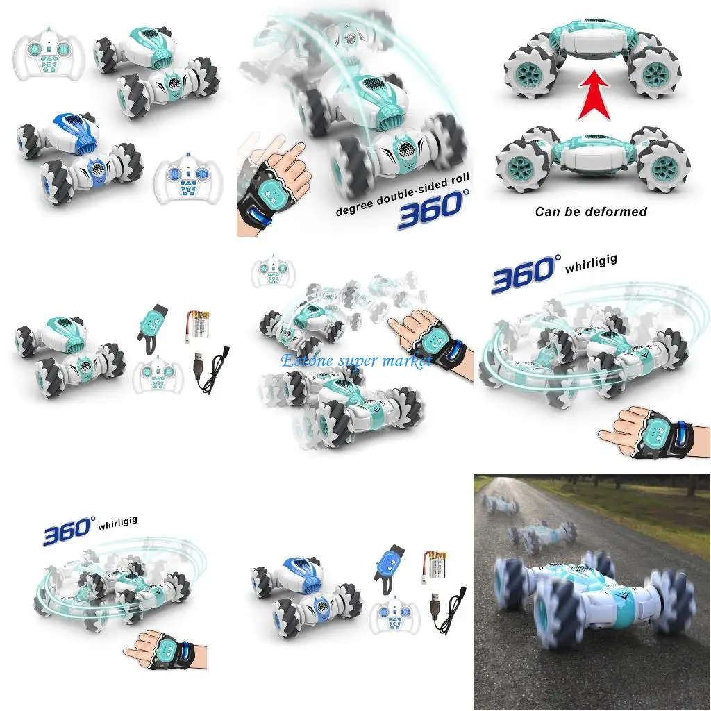 

090B USB Charging Watch Gesture Sensing Remote Control Car Crift Off-road Vehicle