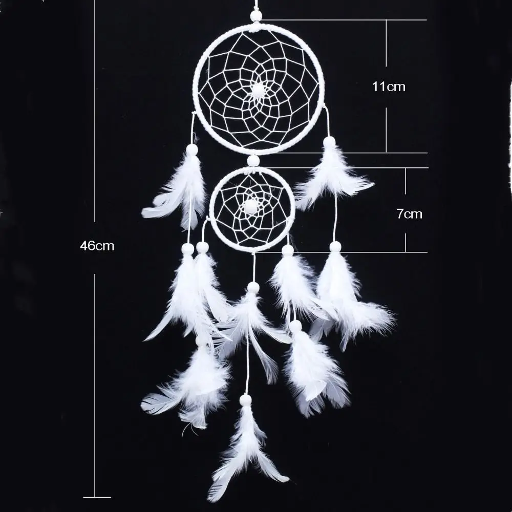 New Dream Catcher Room Decor Feather Weaving Catching Up The Dream Angle Dreamcatcher Wind Chimes Indian Style Religious Mascot