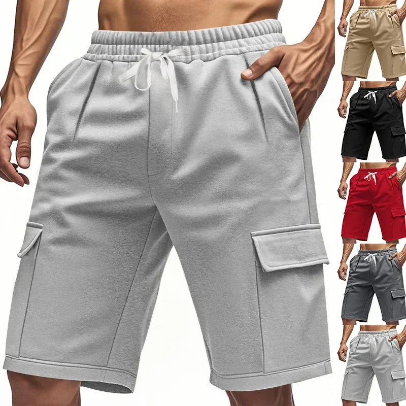 

Sports five-point pants men's summer breathable and skin-friendly loose squat jogging casual multi-pocket tooling shorts