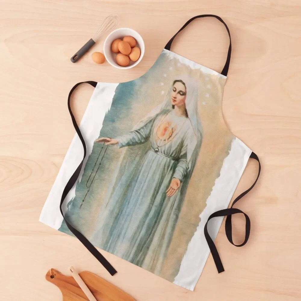 Our Lady Fatima Apron Smock for hairdressing Kitchen Things For Home All For Kitchen And Home Apron