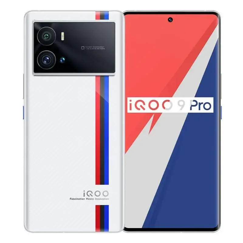 iQOO 9 Pro 5g SmartPhone Snapdragon 8 gen1 6.78inch Screen 50MP Camera 4700mAh 120w Charge Original Android Used Phone