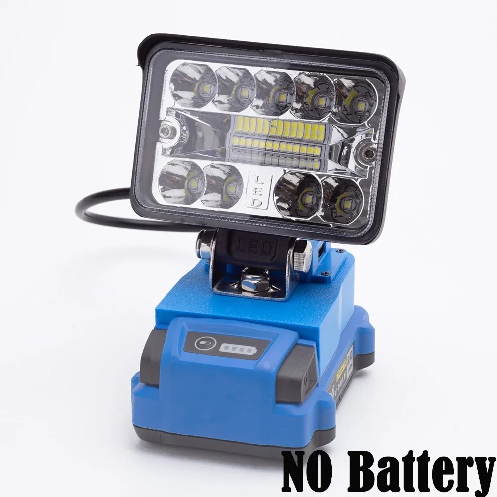 

LED Work Light Portable Wireless for Kobalt 24V Lithium Battery Outdoor Lamp W/USB Fast Charging(Not include battery)