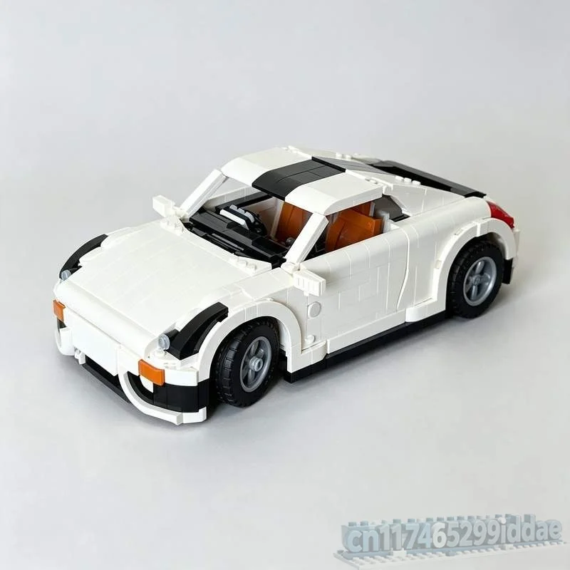 1128PCS Sports Car Model Custom Puzzle Technical DIY Assembly Educational Toy Bricks Building Blocks Collectible Display Gifts