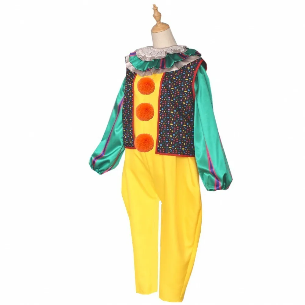 Costume de Cosplay de Stephen King's It détectée ywise pour Homme et Femme, Combinaison Fantaisie de Terreur d'Halloween, Joker Trempé de Clown, Salle de Bain T!