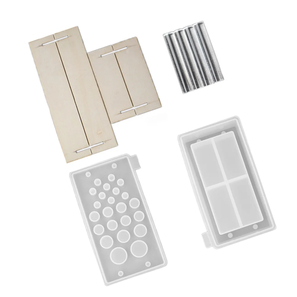 1 مجموعة فرشاة للمكياج تصنيف إدراج قالب سيليكون لتقوم بها بنفسك قالب لسطح المكتب زخرفة صندوق تخزين راتنجات الايبوكسي الملحقات الحرفية #6