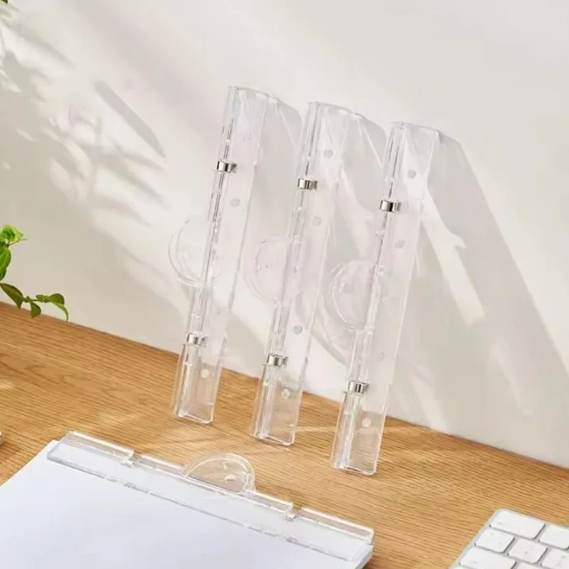 

A4 Transparent Magnetic Clip Stationery Folder Paper Clamp for Whiteboard Blackboard Home Office School Organization