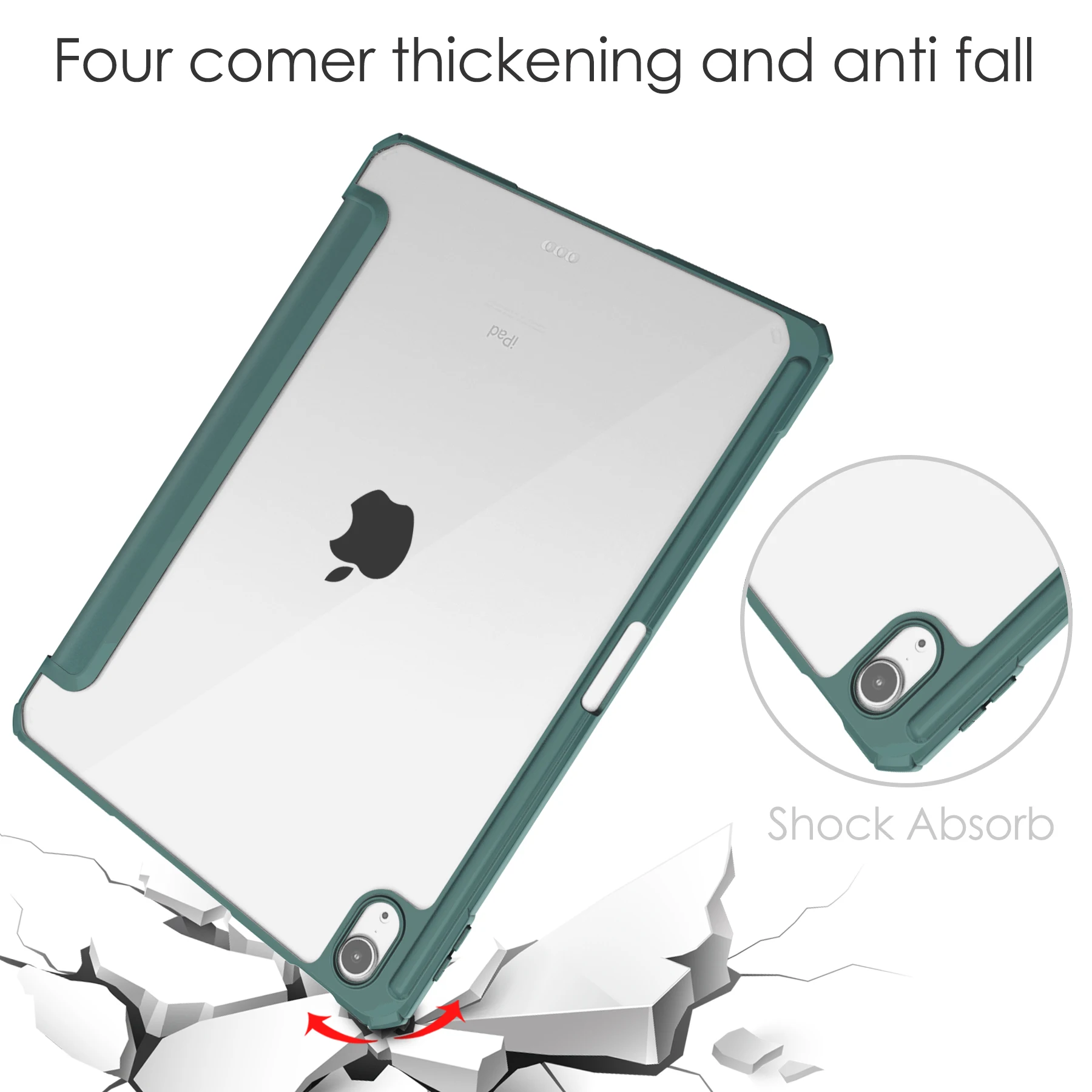 For Apple iPad Air 11 2025 A3267 A3270 M3 11 inch Tablets Cases Cover with Folding Stand and Auto Sleep with pen slot 6