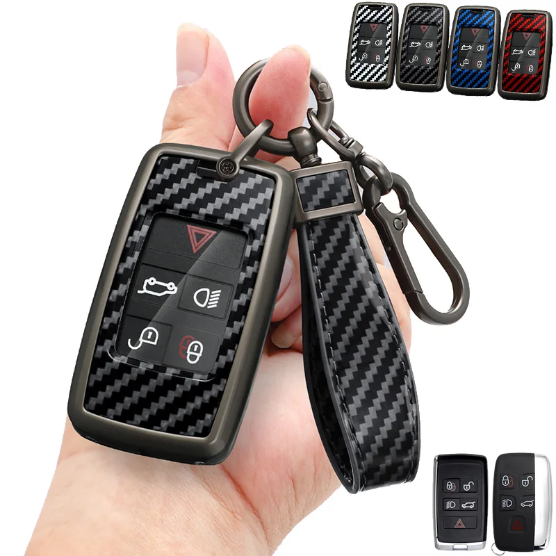 

Car Key Fob Cover Case for Land Rover Range Rover Sport Evoque Velar Discovery 5 Jaguar XE XF E-Pace F-Pace A9 A8 X8 XJ XFL XJL