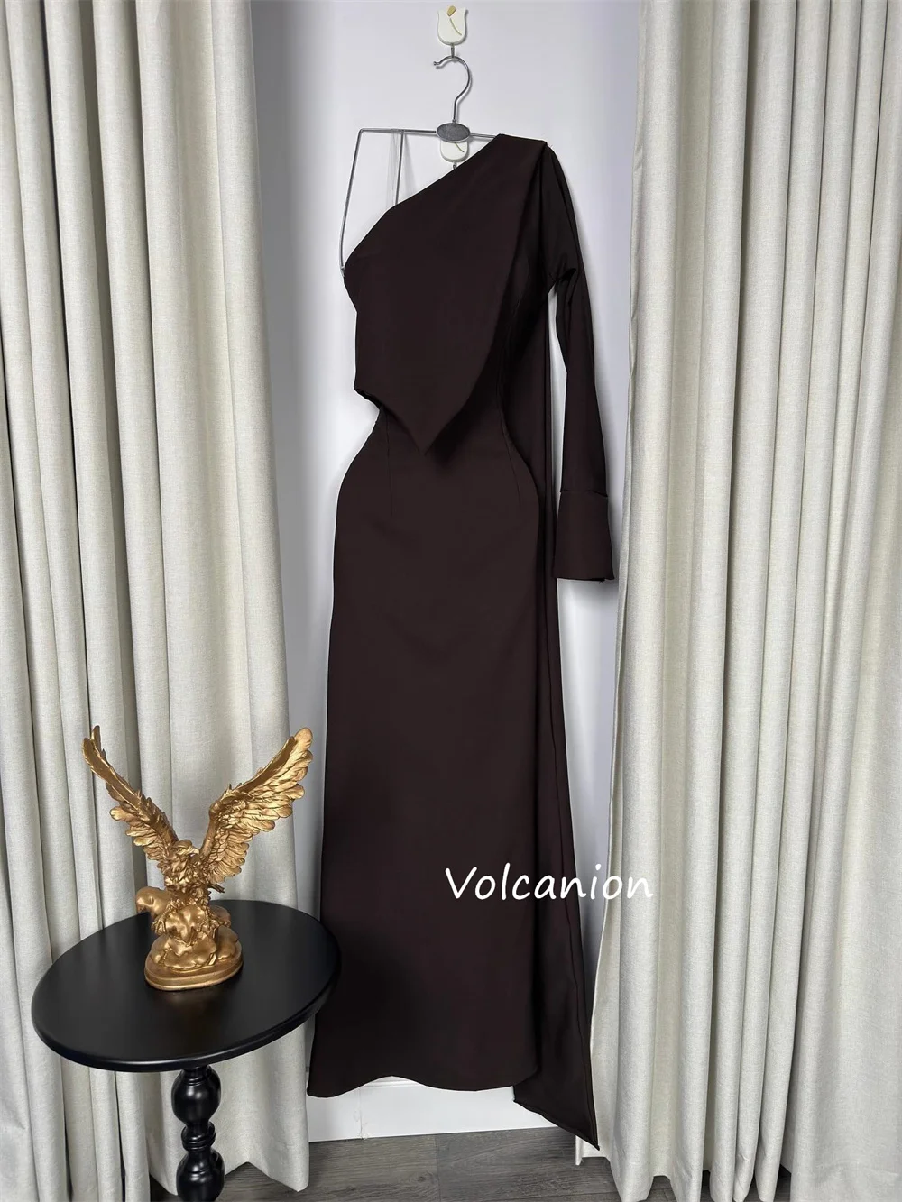 Customized Fashion Jersey Pleat A-line Off-the-shoulder Long Dresses Bespoke Occasion Quinceanera Chinese Style