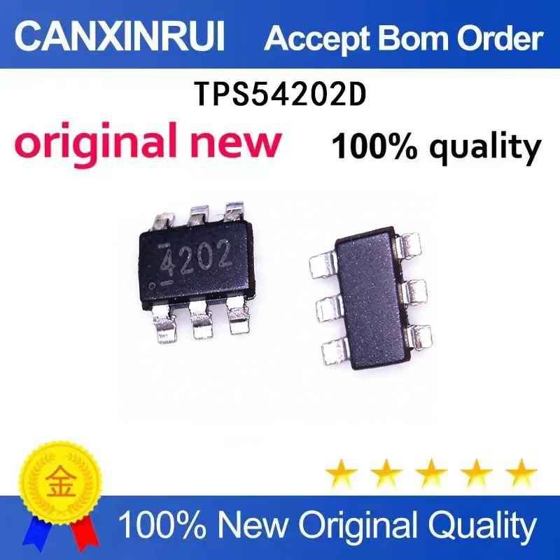 

(5-100 Pieces) Brand new original TPS54202D 4202 SOT23-6 spot chip IC