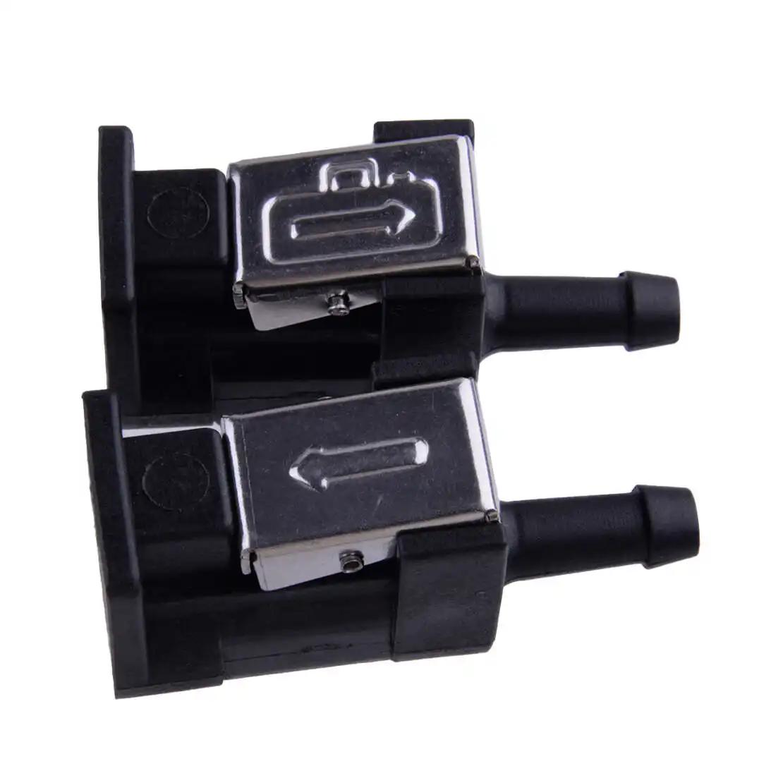 

5/16" 8mm Inlet & Outlet Fuel Line Connector Fit for Johnson Evinrude 176445 775641 Sierra 18-8092 Attwood 8889LP6 Valmar 52272