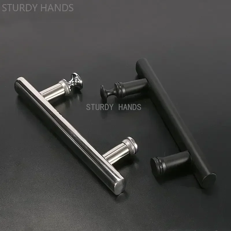Shower Room Handle Hardware Accessories Bathroom Door Handles Sliding Glass Door Stainless Steel Handle Hole Distance 145mm