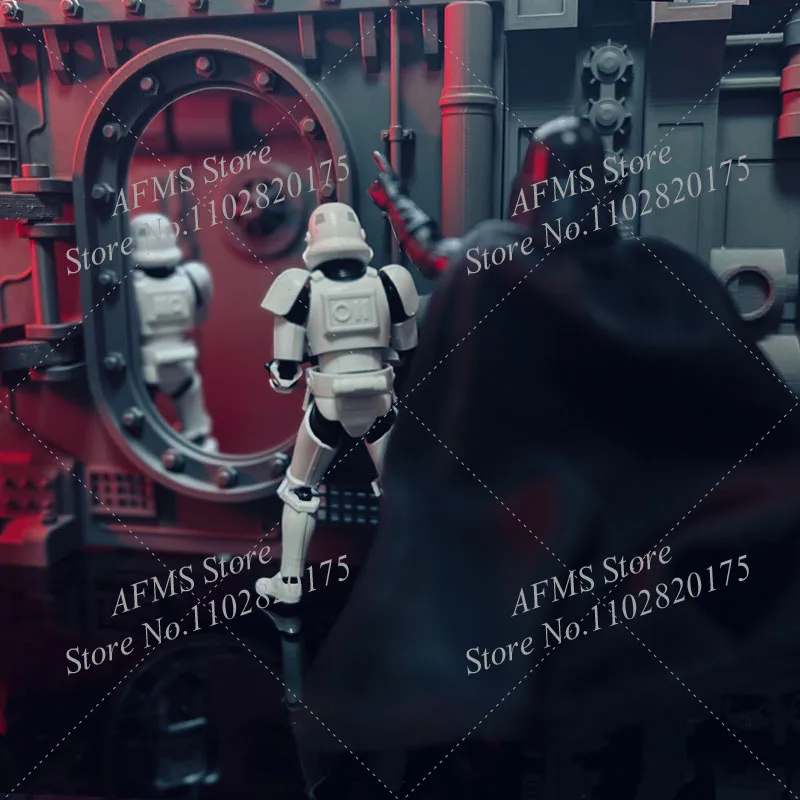 เสื้อคลุมนักรบจักรวรรดิ ดาร์ธ เวเดอร์ สีดำ สำหรับฟิกเกอร์ขนาด 6 นิ้ว