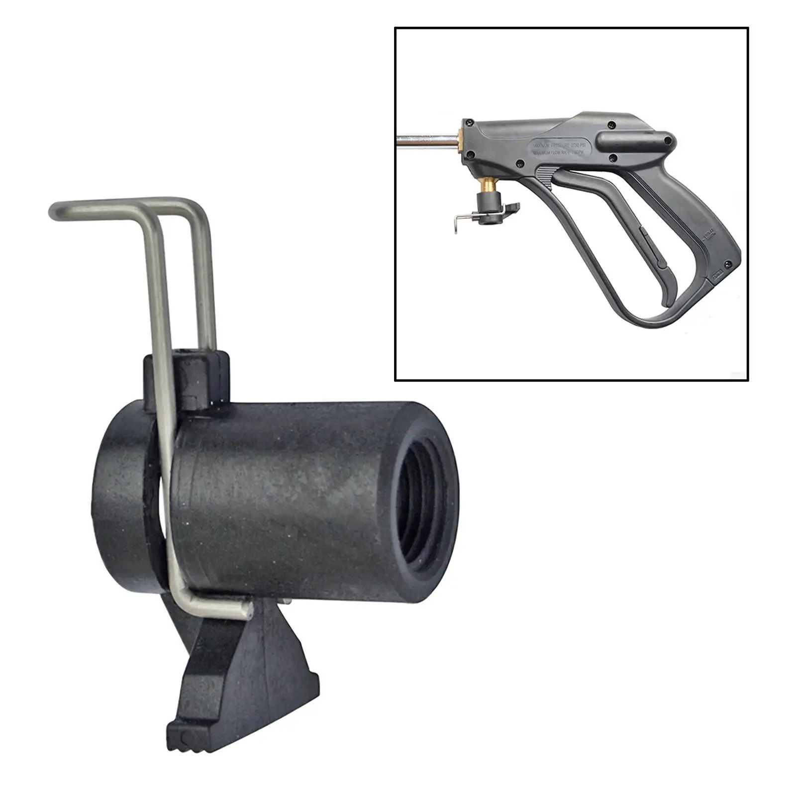 Adaptador de lavadora de pressão, conector rápido tipo soquete de rosca fêmea métrico g1/4 "12,5 mm 2300 psi
