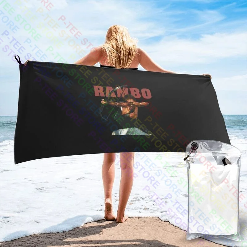 Rambo First Blood John Shooting Bow & Arrow Quick dry Towel Soft Lightweight Superfine fiber