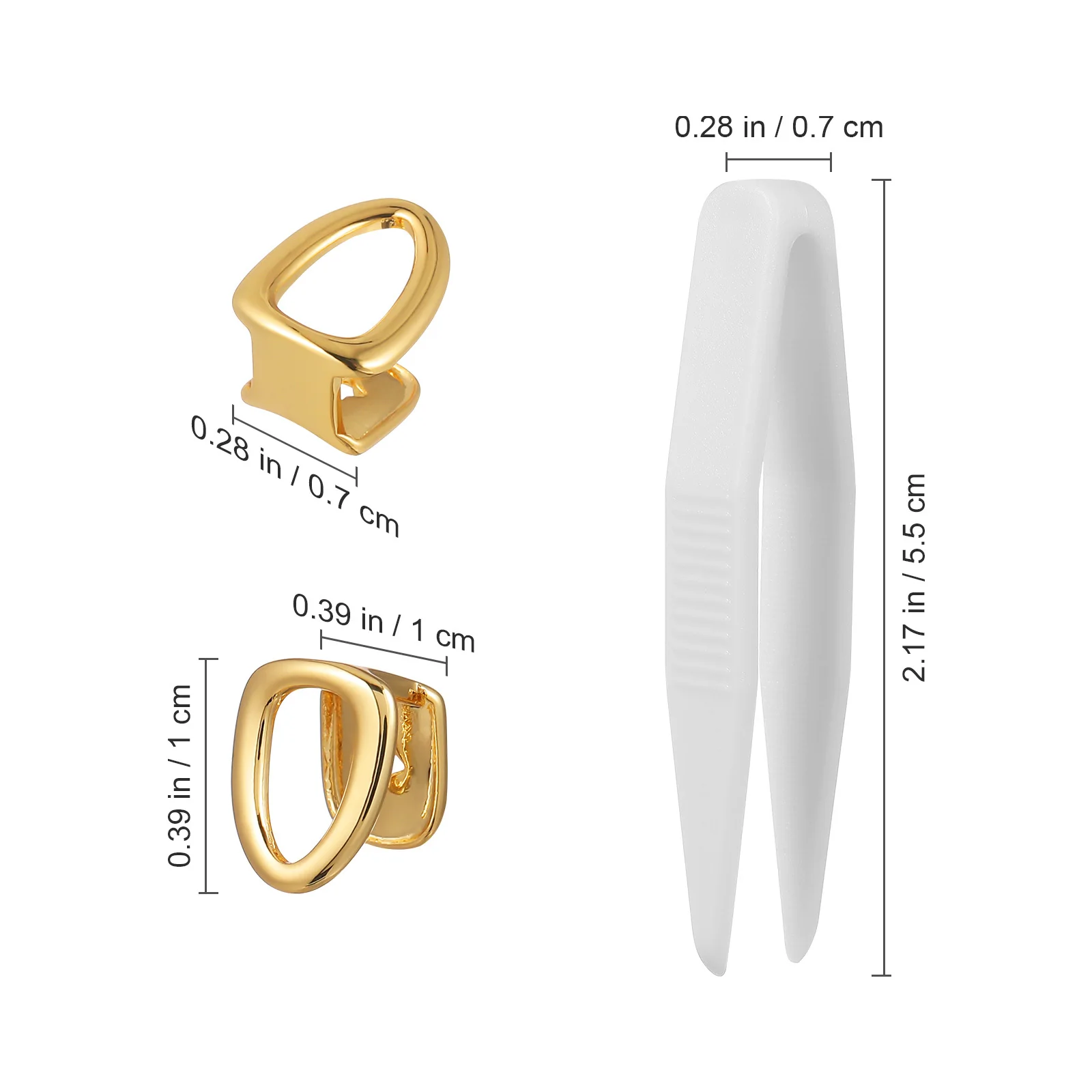 2 قطعة شوايات الأسنان النحاسية قبعات الأسنان الذهبية الهيب هوب مغني الراب زي حفلة مرحلة الحفل ديكور الفم شواء مجوهرات