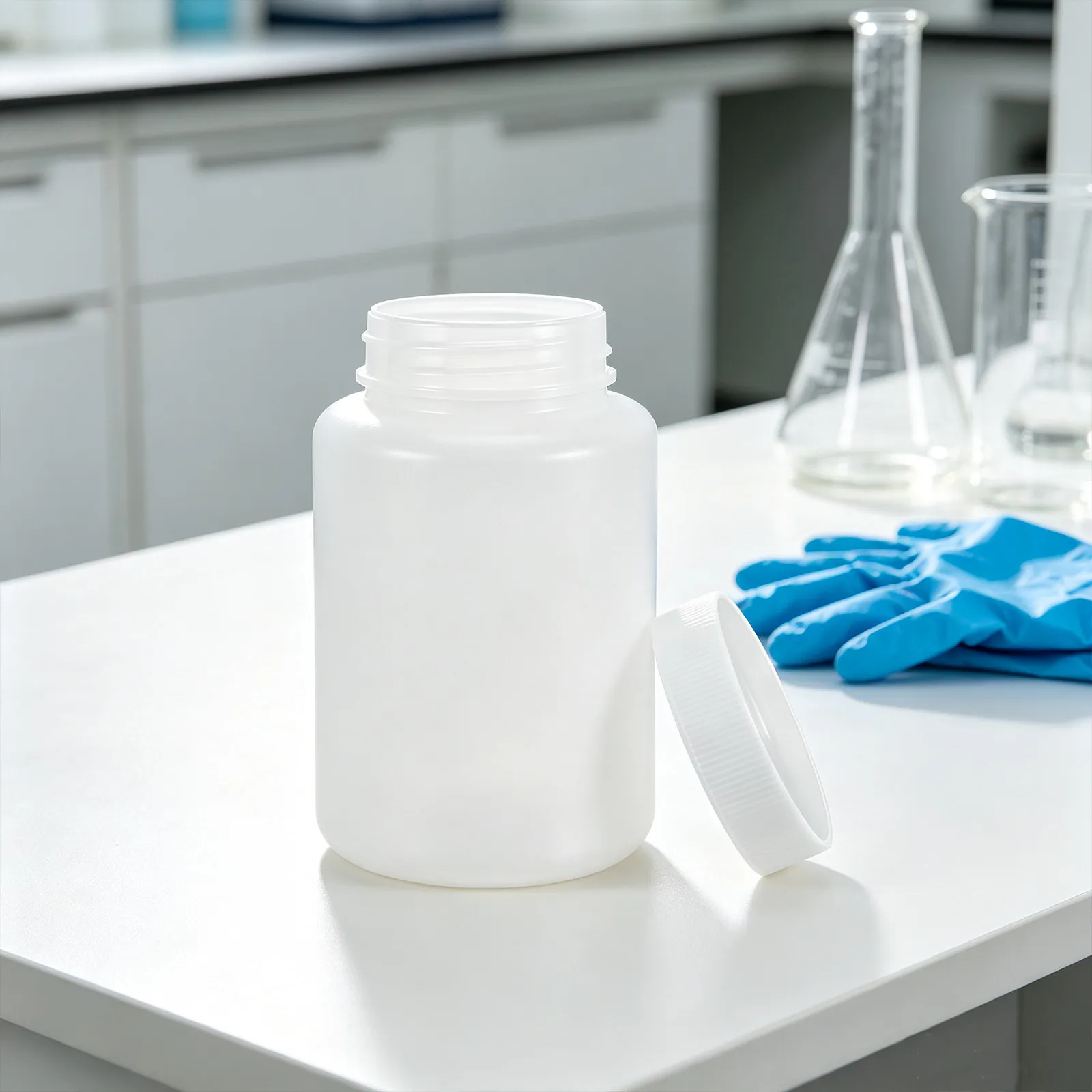 Sampling Bottles Lab Liquid Solid Sample Jar Airtight Reagent Chemical Sealed Storage Travel