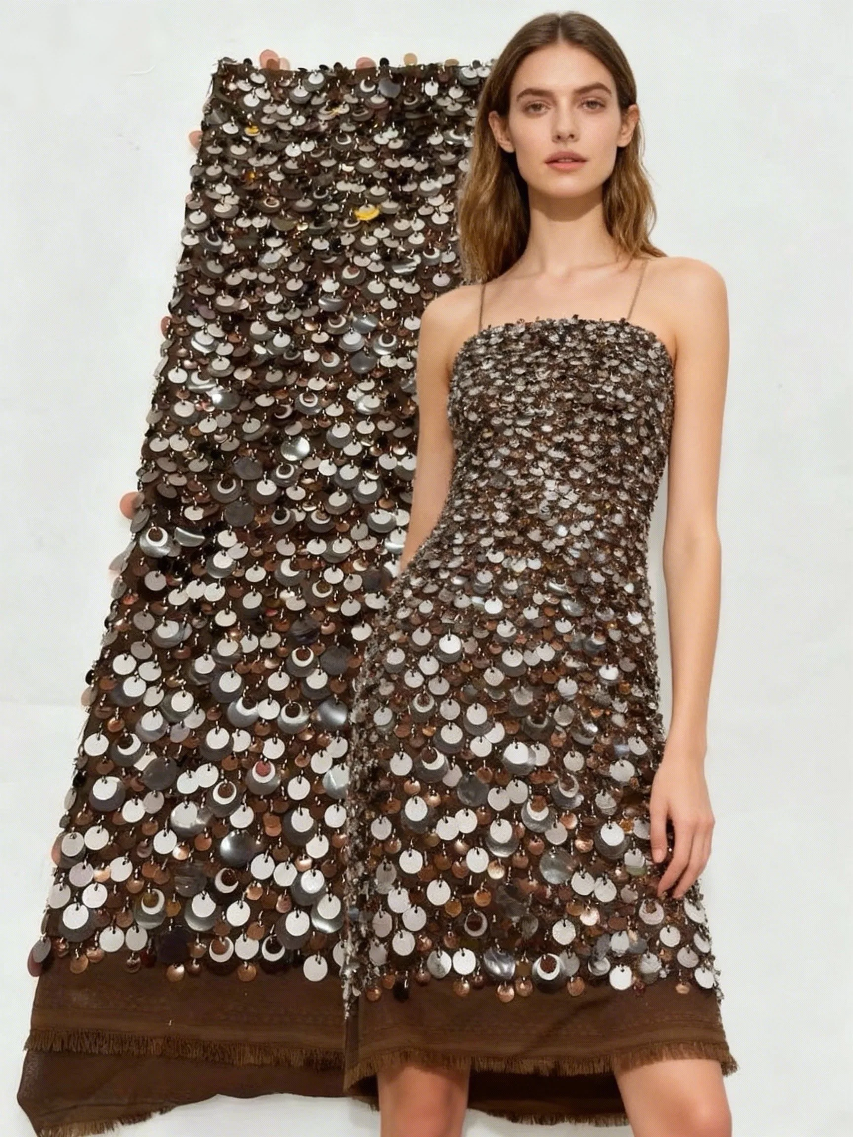 

2025 новейшая французская эластичная сетчатая кружевная ткань высокого качества, африканская кружевная ткань, роскошная кружевная ткань с вышивкой и блестками для платьев