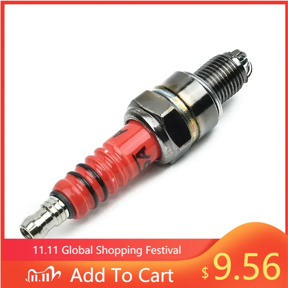 3pcs Set Scooter Spark Plug Horizontal Engine 3-electrode Heads For GY6 Engine Series Automobiles Motorcycles Replaces