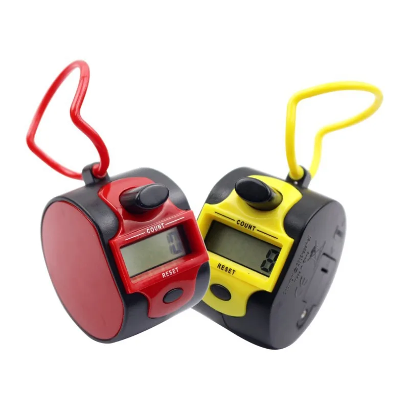 عداد تالي محمول باليد، أداة عداد رياضية إلكترونية مكونة من 5 أرقام، أداة عد رياضية إلكترونية LCD يدوية #4