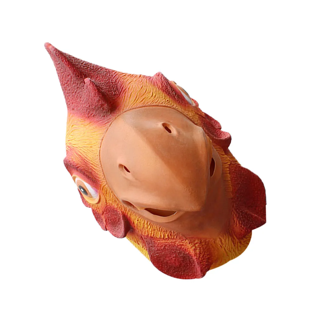 Funny Rooster Halloween Mask Full Face Headgear Cosplay Party Masquerade Dancing Christmas Festival Mask Rooster Shaped Headgear